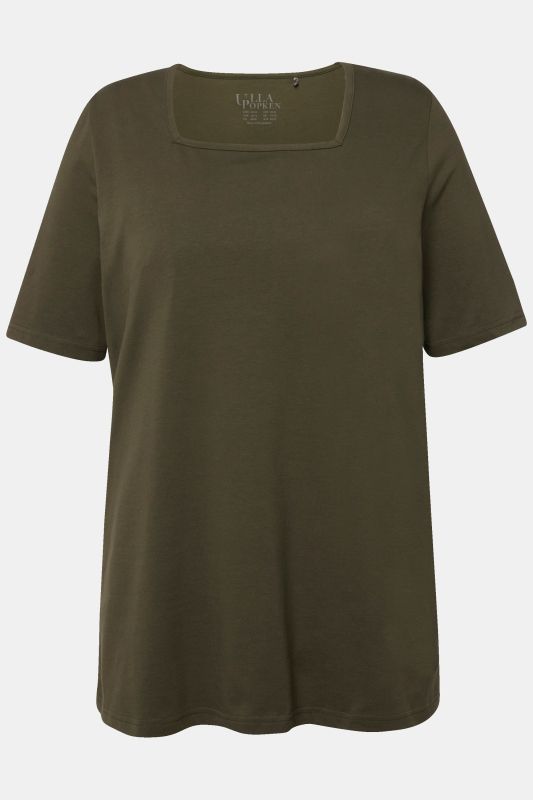 Essential Square Neck Stretch Tee
