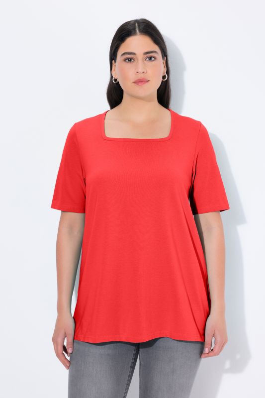 Essential Square Neck Stretch Tee