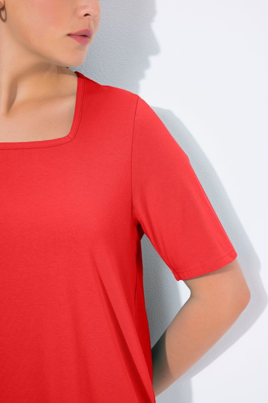 Essential Square Neck Stretch Tee