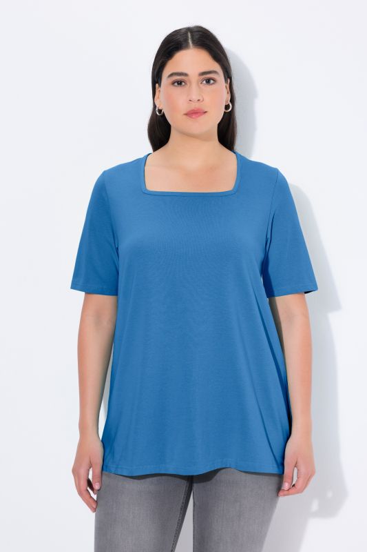 Essential Square Neck Stretch Tee