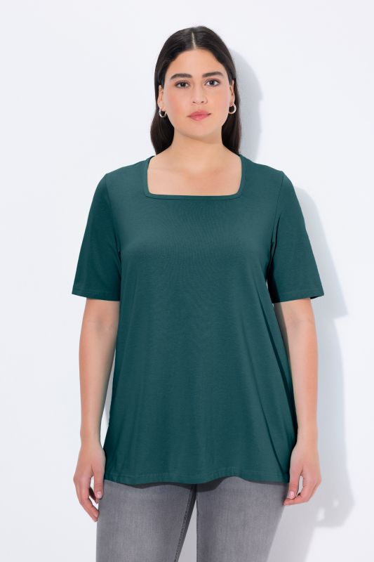 Essential Square Neck Stretch Tee