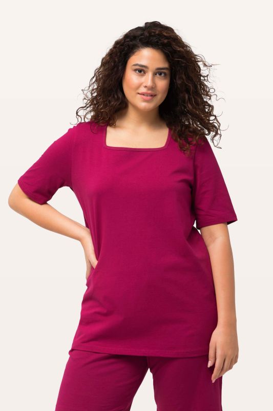 Essential Square Neck Stretch Tee