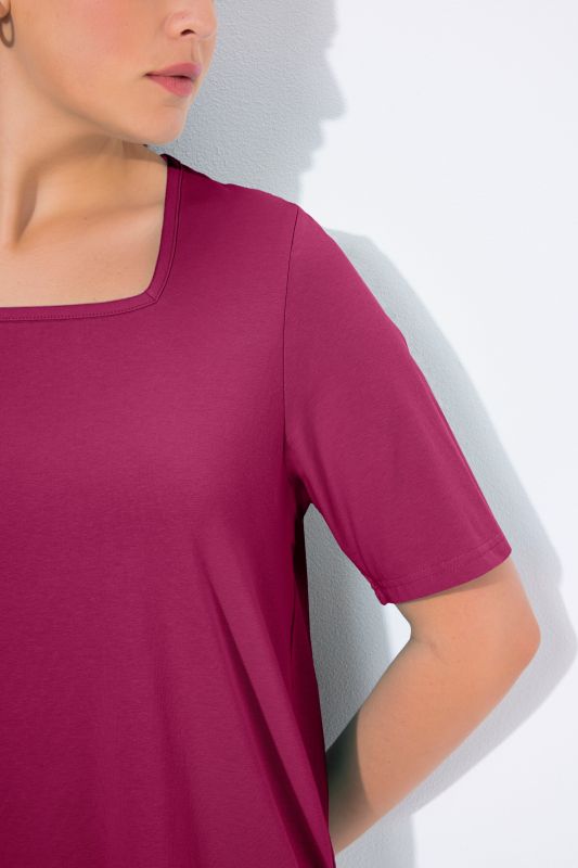 Essential Square Neck Stretch Tee