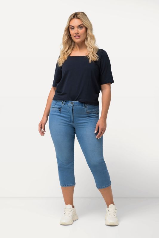 Cropped Stretch-Blend MONY Jeans