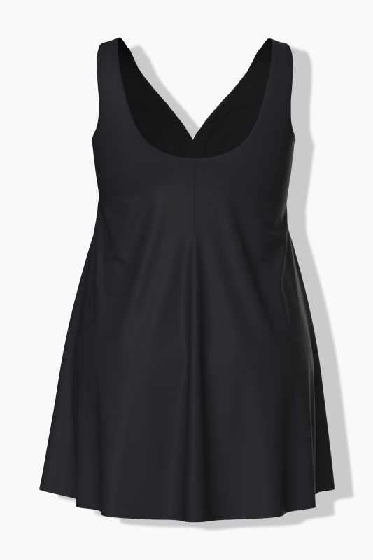 Бански тип рокля с ресни