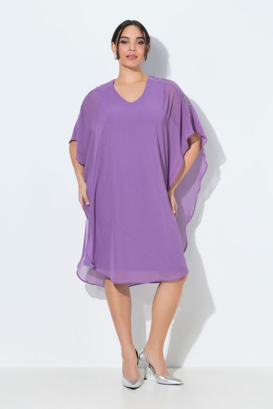Chiffon Cape Dress