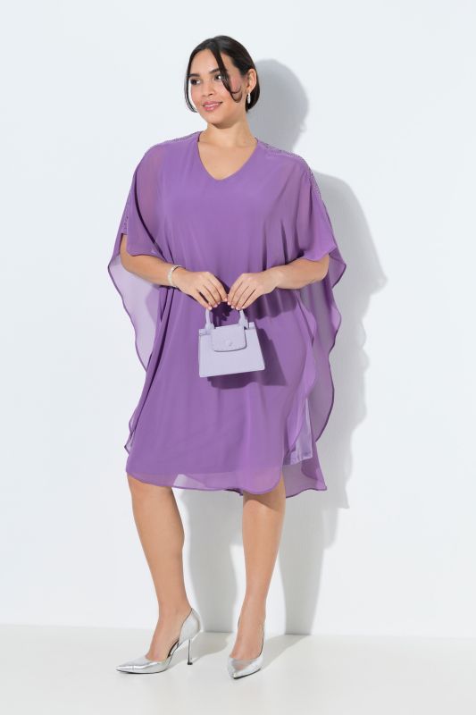 Chiffon Cape Dress