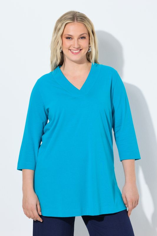 Stretch A-line Knit Top