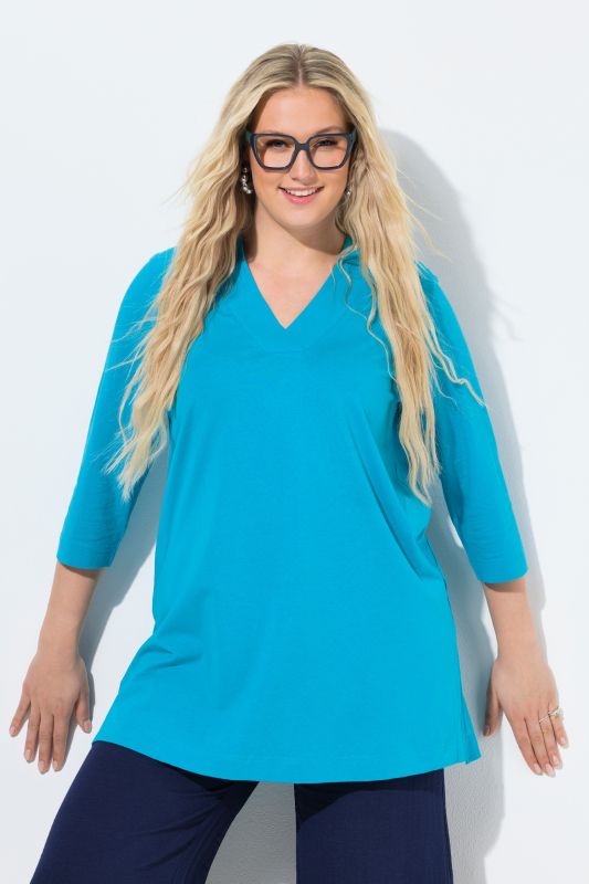 Stretch A-line Knit Top