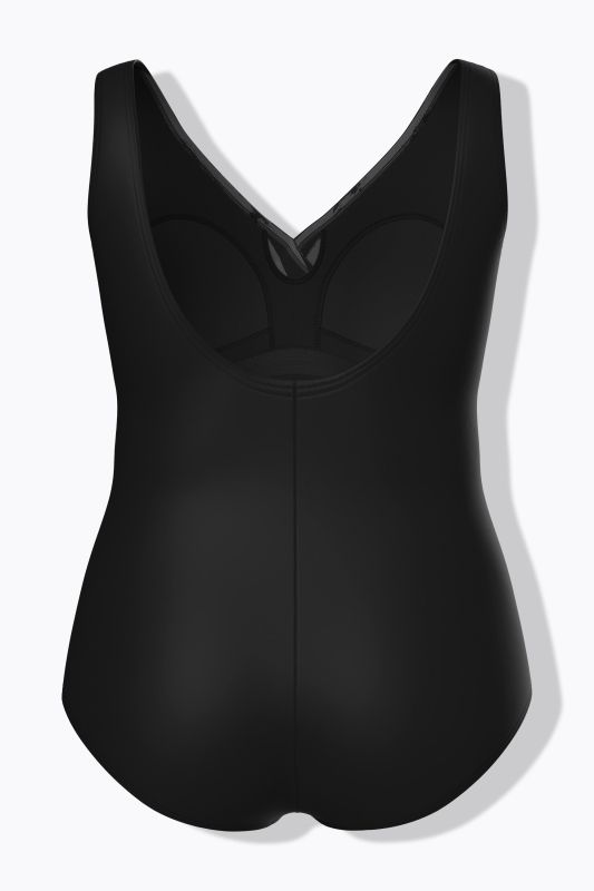 Striped Draped One Piece Swimsuit