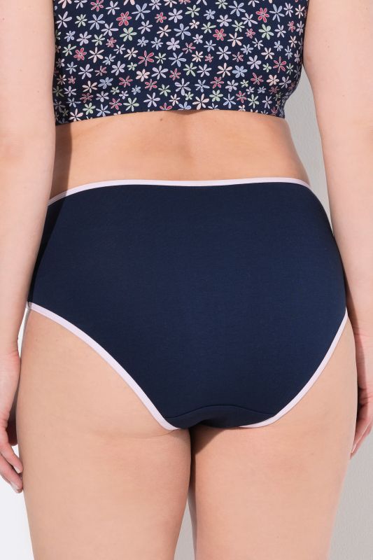 Бикини комплект от 5 броя с контрастни ластици