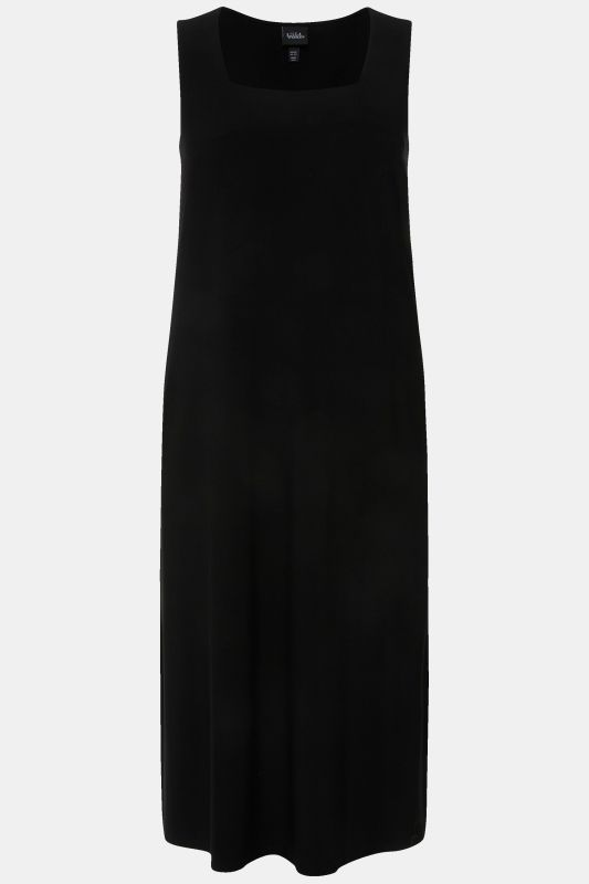 Square Neck Jersey Tank Dress
