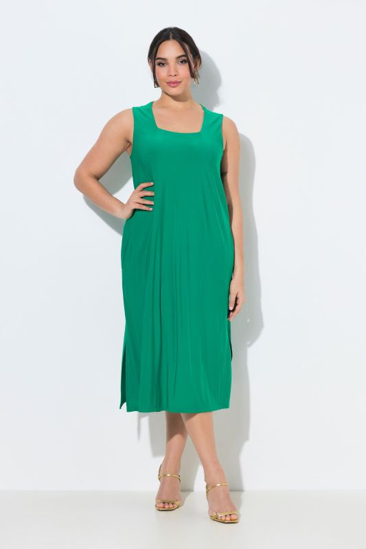Square Neck Jersey Tank Dress