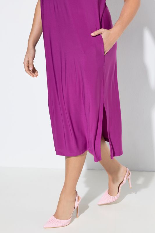 Square Neck Jersey Tank Dress