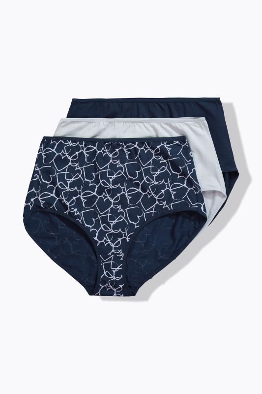 Бикини комплект от 3 броя с принт на сърца