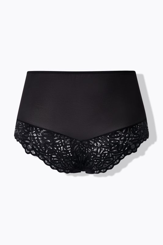 Бикини микрофибърни с дантела на цветя