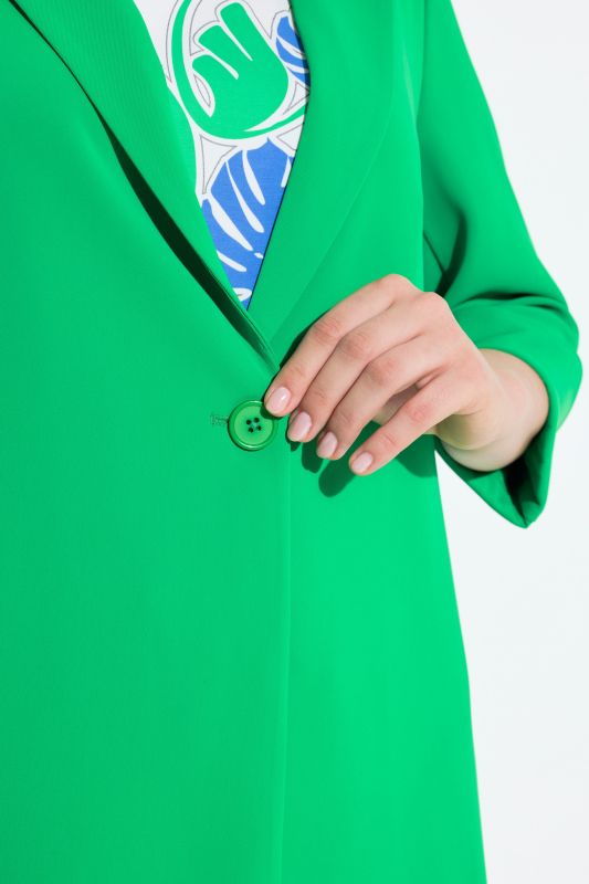 Colorful 3/4 Sleeve Blazer