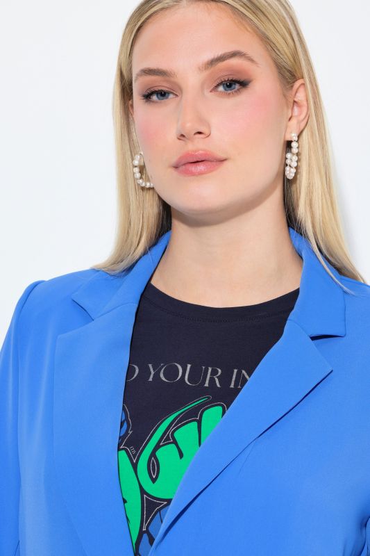 Colorful 3/4 Sleeve Blazer