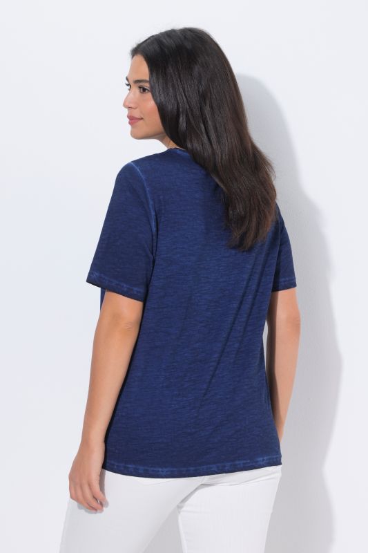 Short Sleeve Lace Trim Tee