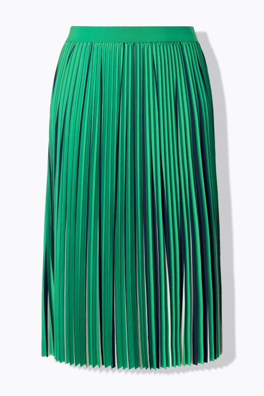 Пола плисирана с контрастни акценти