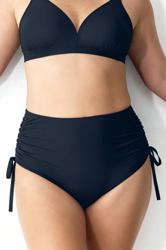 Side Gathered Bikini Bottoms