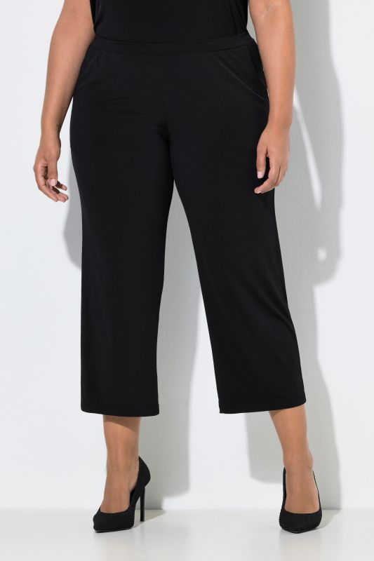 Cropped Matte Jersey Pants