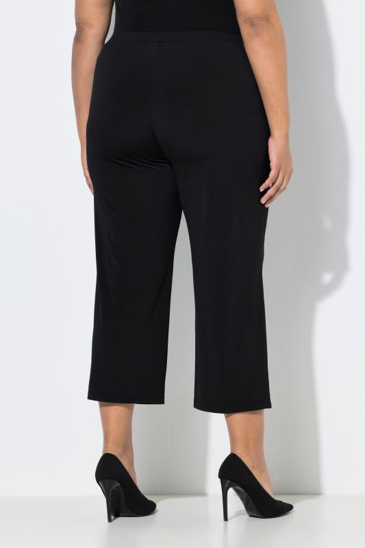 Cropped Matte Jersey Pants