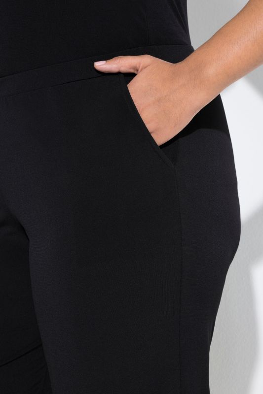Cropped Matte Jersey Pants