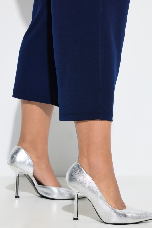 Cropped Matte Jersey Pants