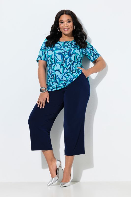 Cropped Matte Jersey Pants