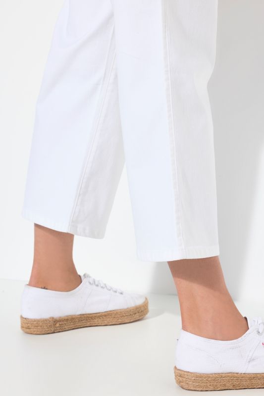 Wide Leg Twill Mary Fit Culottes