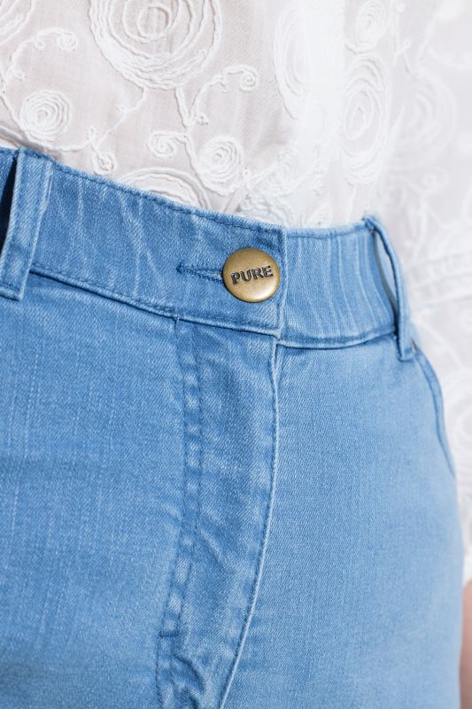 Дънки с широки 7/8 крачоли 