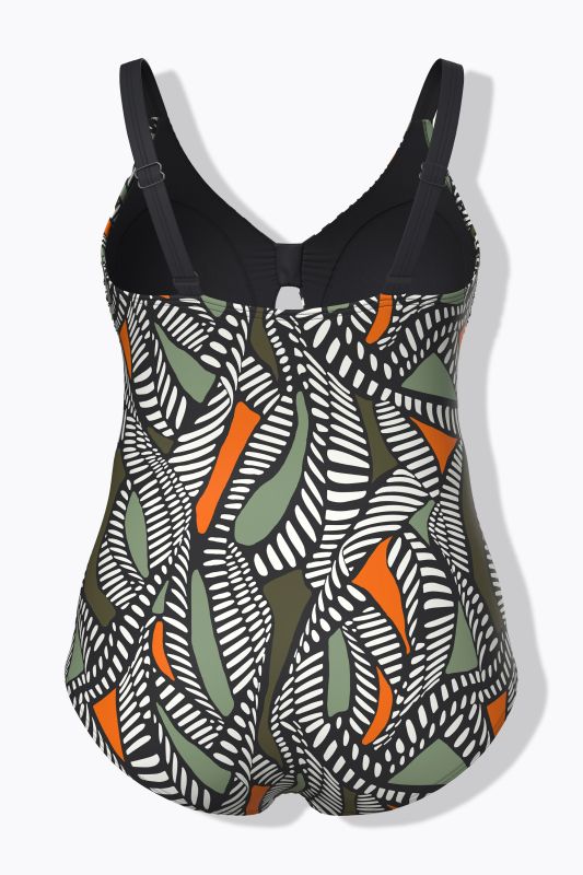 Geometric Print Swimsuit