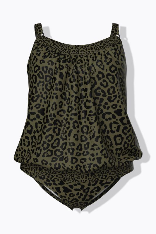 Leopard Print Tankini Set