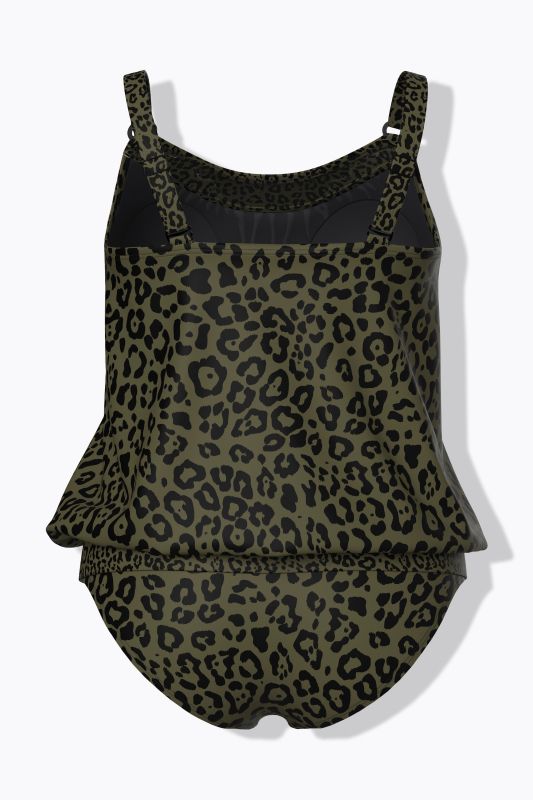 Leopard Print Tankini Set