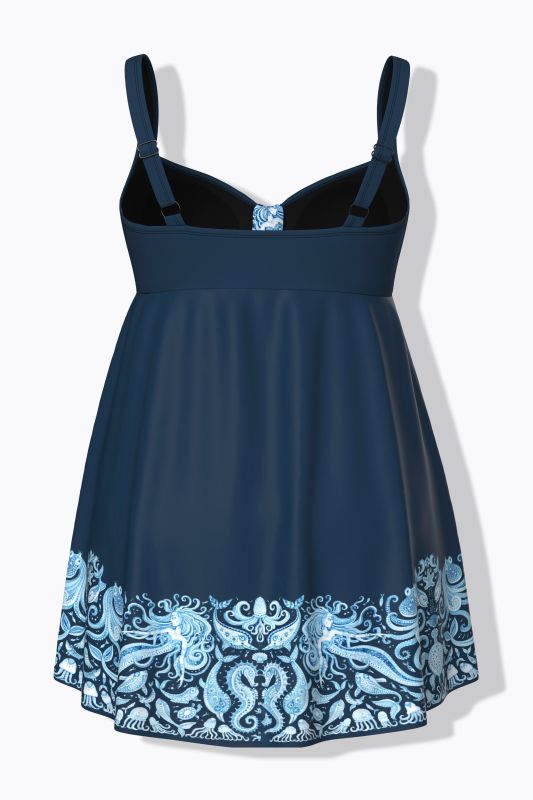Oceanic Paisley Swim Dress