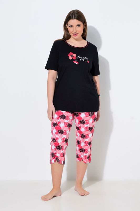 Ladybug Flower Pajama Set