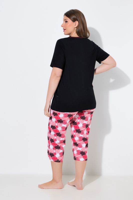 Ladybug Flower Pajama Set