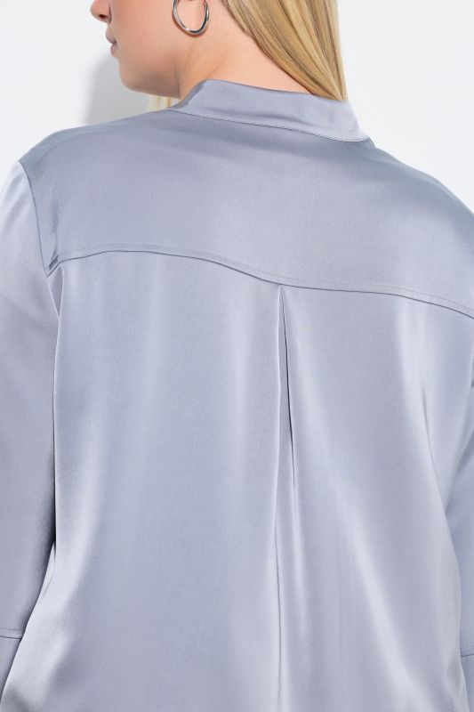 Shimmering College Collar Blouson