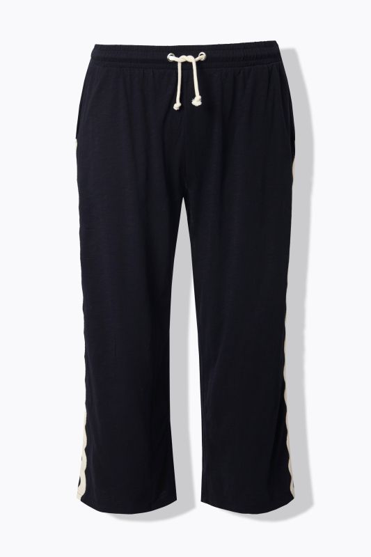 Eco Cotton Contrast Rickrack Trim Culottes