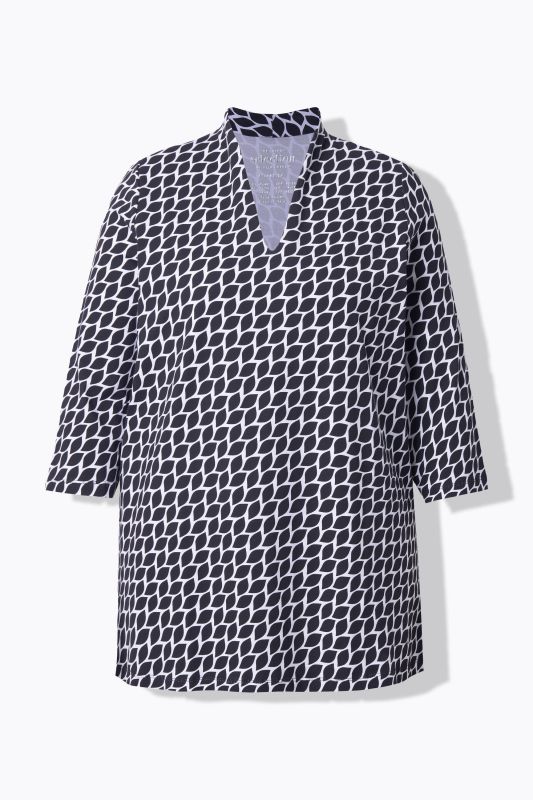 Тениска с графични листа