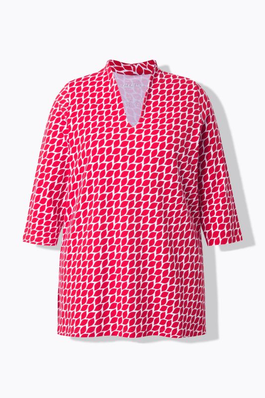 Тениска с графични листа