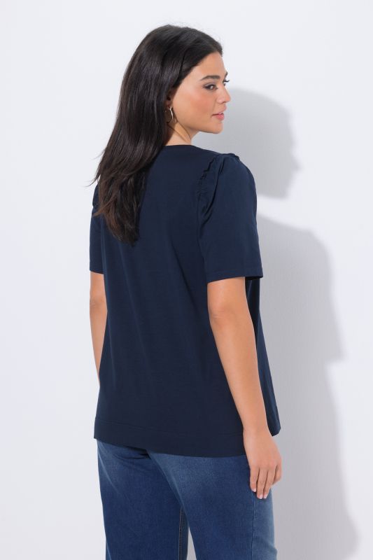 Тениска с акцент на раменете