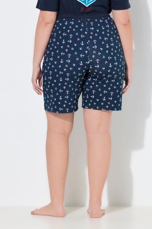 2 Pack Eco Cotton Pajama Shorts- Anchor Print