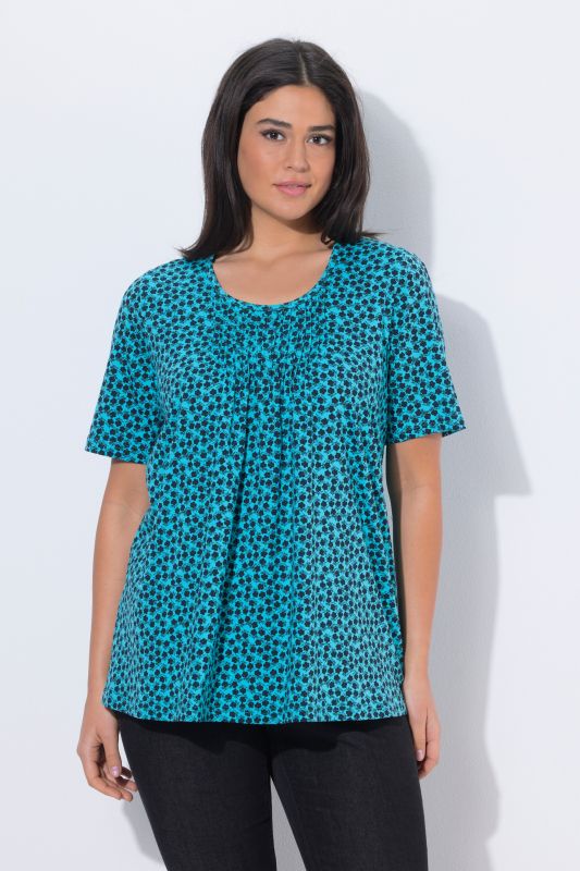 Тениска с флорален принт