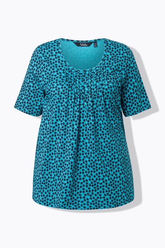 Тениска с флорален принт