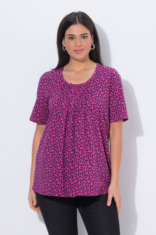 Тениска с флорален принт