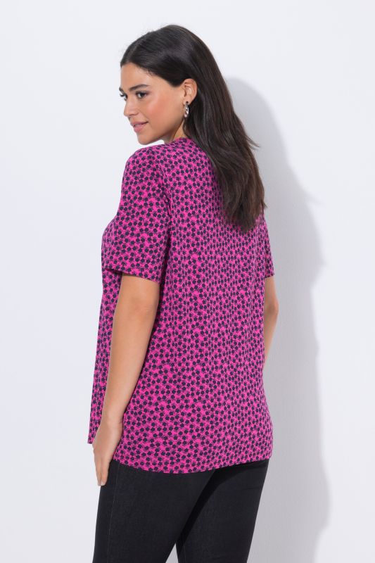 Тениска с флорален принт