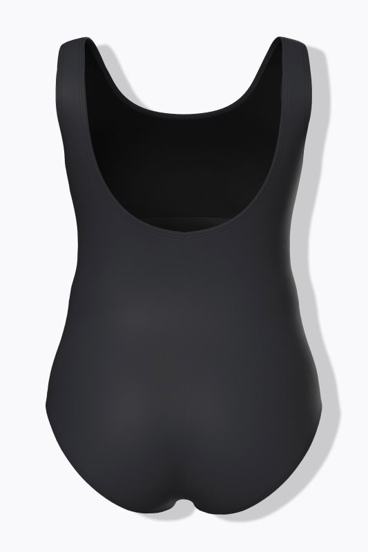 Braided Piping One Piece Swimsuit