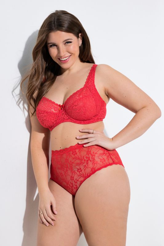 Бикини комплект от 3 броя с флорална дантела